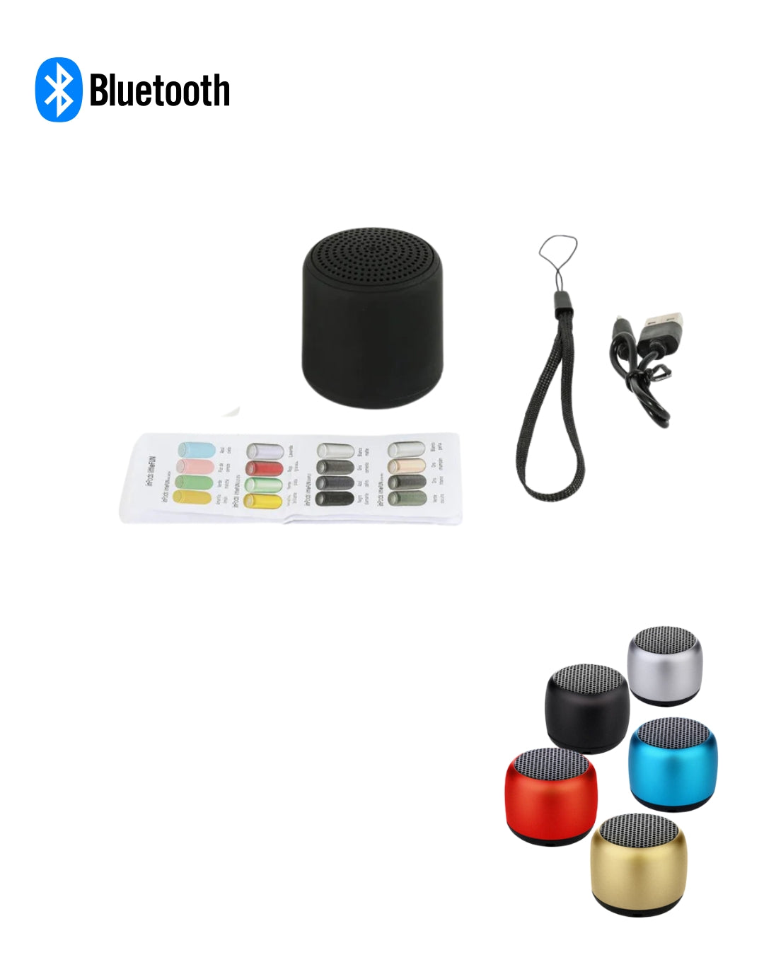 Parlante mini Bluetooth Portátil