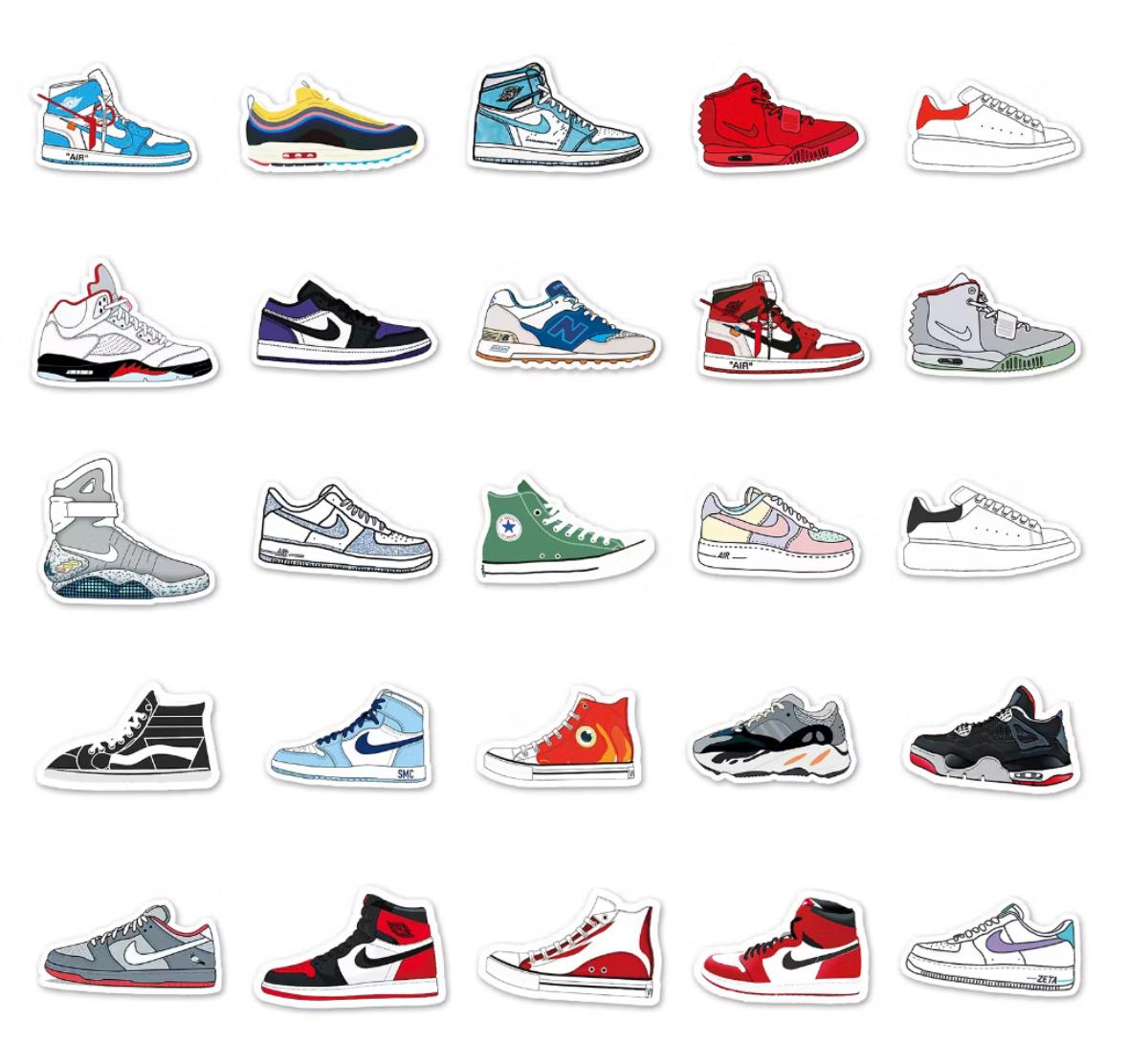 Pack Stickers Zapatillas Urban