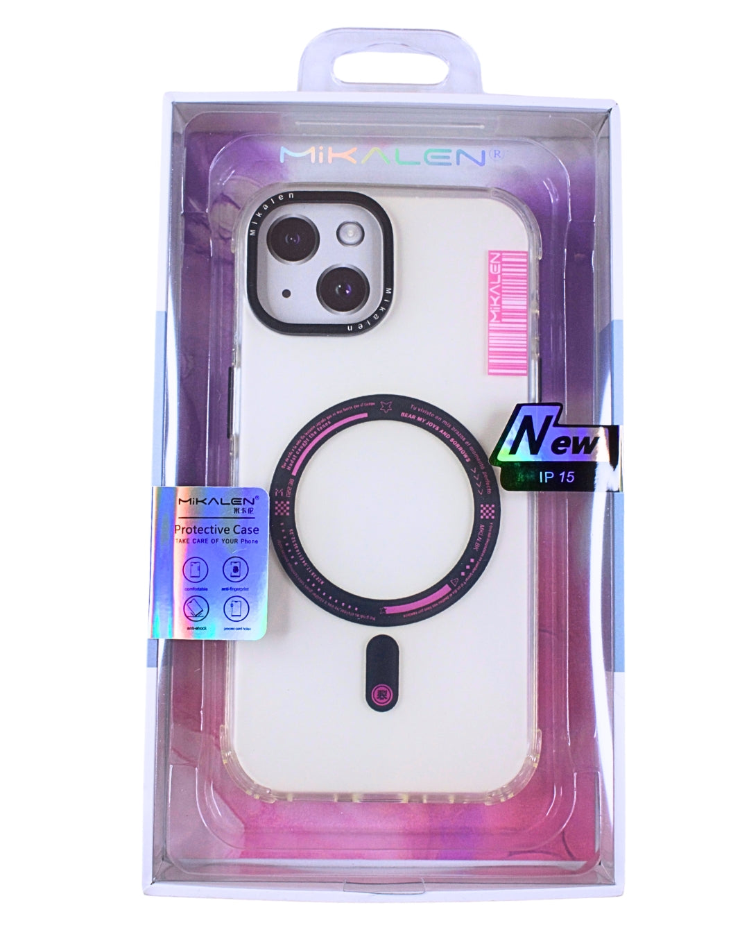 Carcasa MagSafe Transparente Rosa