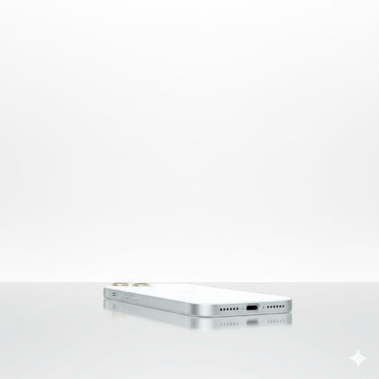Glass Case MagSafe Blanca iPhone 16