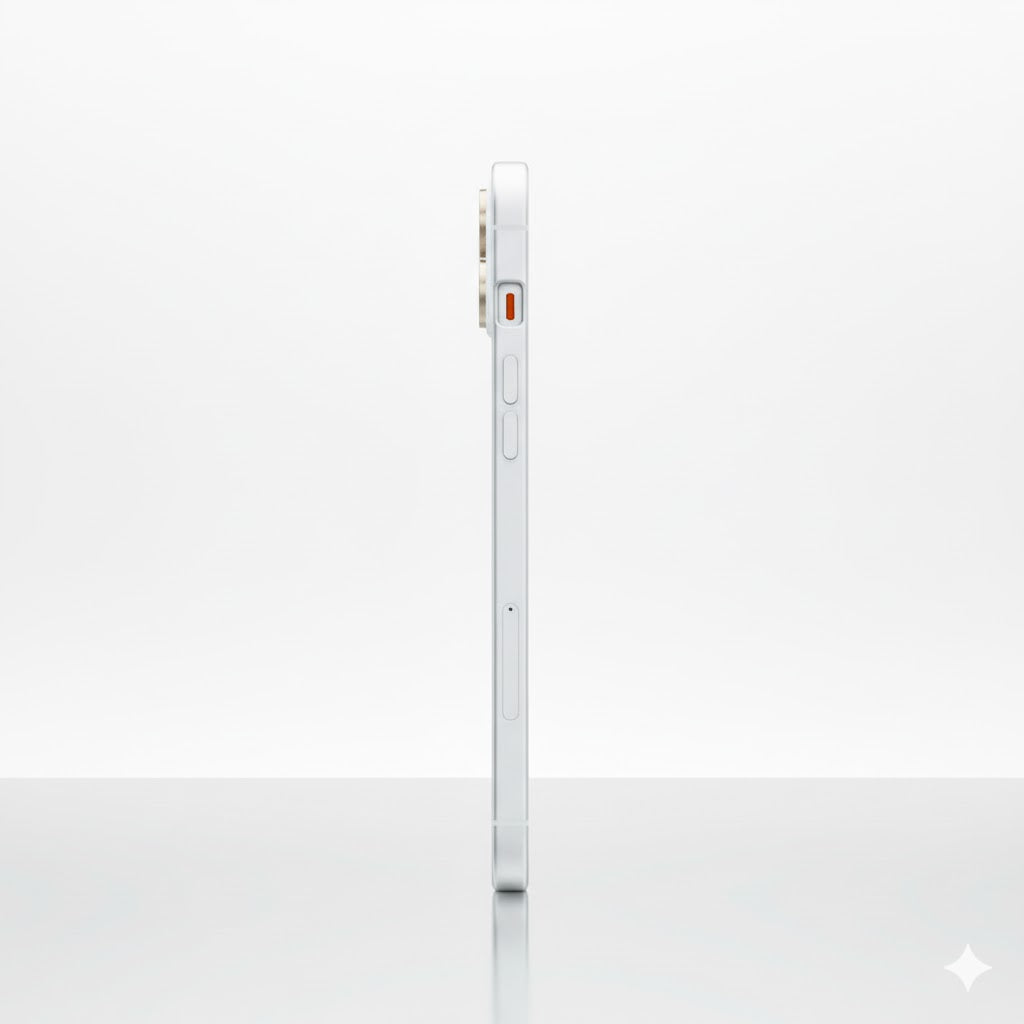 Glass Case MagSafe Blanca iPhone 16