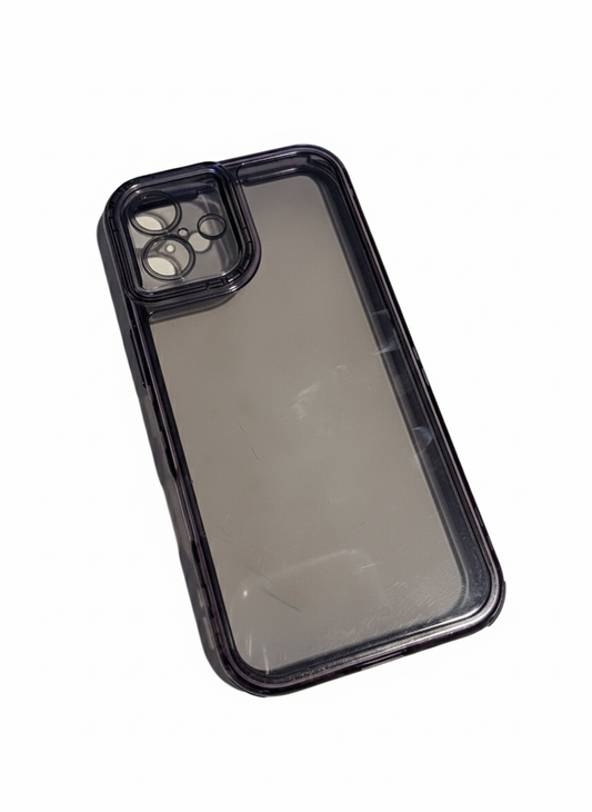 Carcasa 2 en 1 Bordes Morado