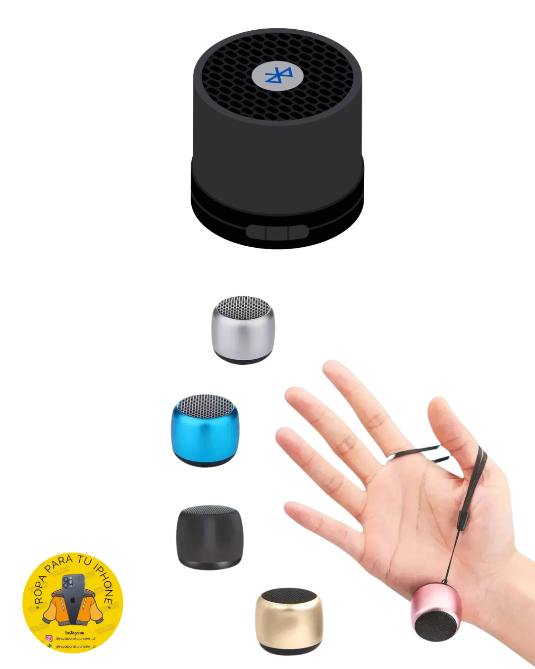 Parlante mini Bluetooth Portátil