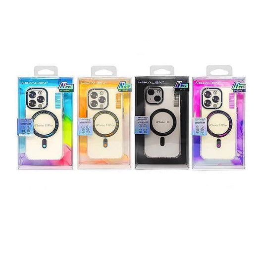 Carcasa MagSafe Transparente Gris