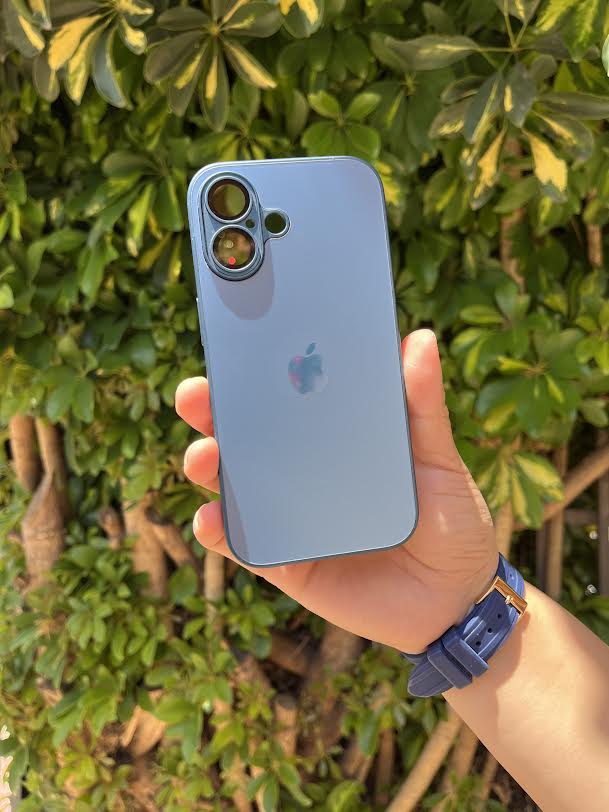 Glass Case MagSafe Azul Océano