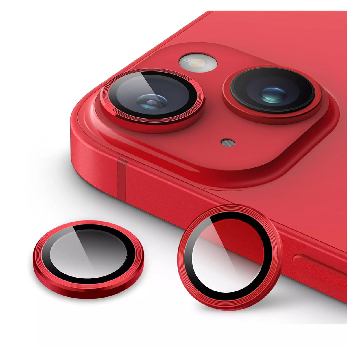 Protector Metálico de Cámara Rojo