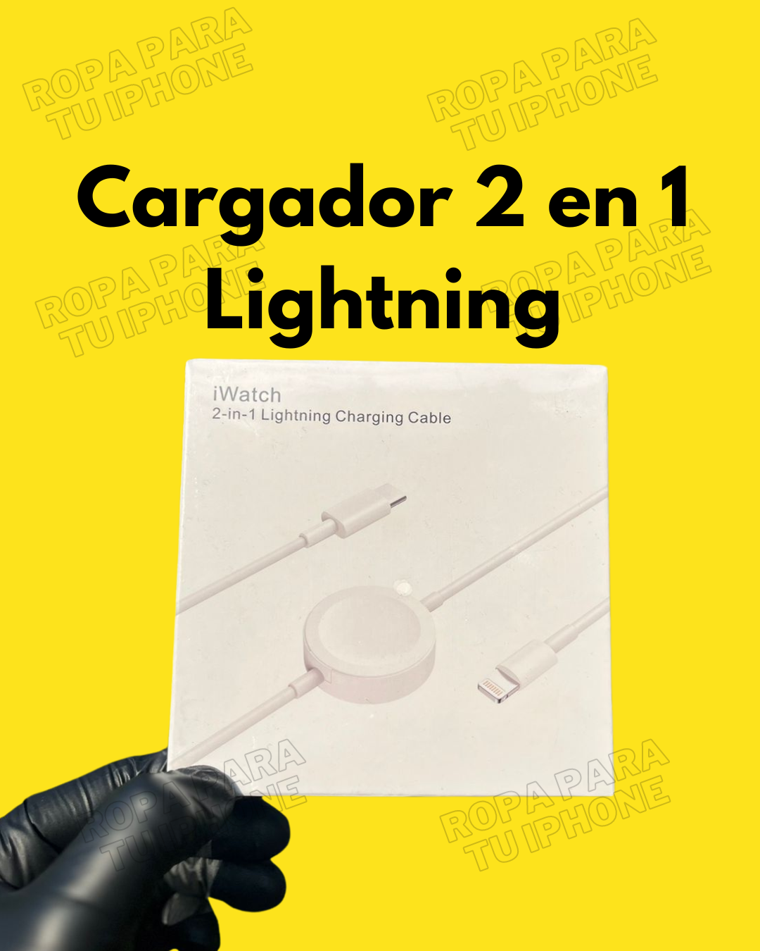 Cargador 2 en 1 iWatch Lightning!