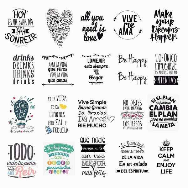 Pack Stickers Frases