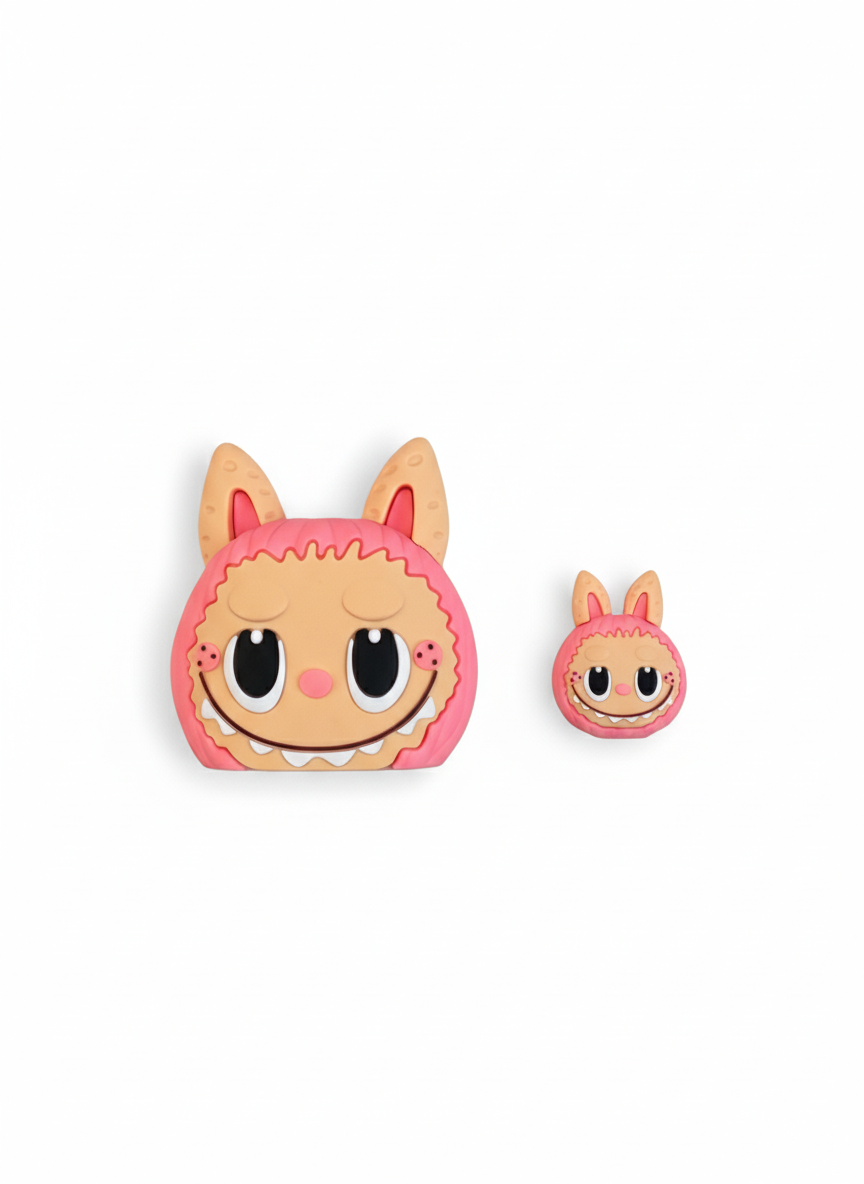 Funda de cargador Labubu Rosa✨