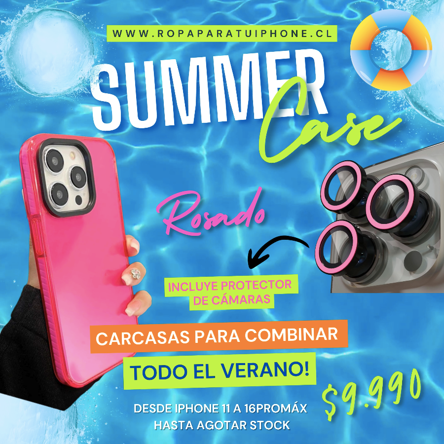 Carcasa Transparente Flúor + Protector de Cámaras