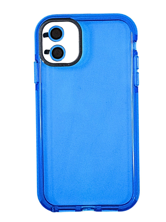 Carcasa Transparente Flúor + Protector de Cámaras de regalo