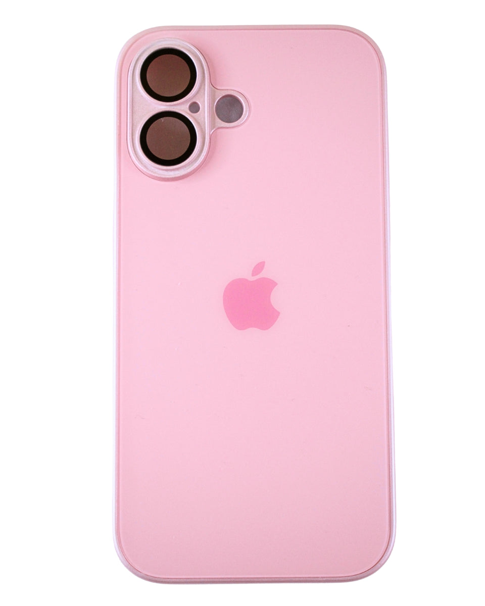 Glass Case Rosada iPhone 16