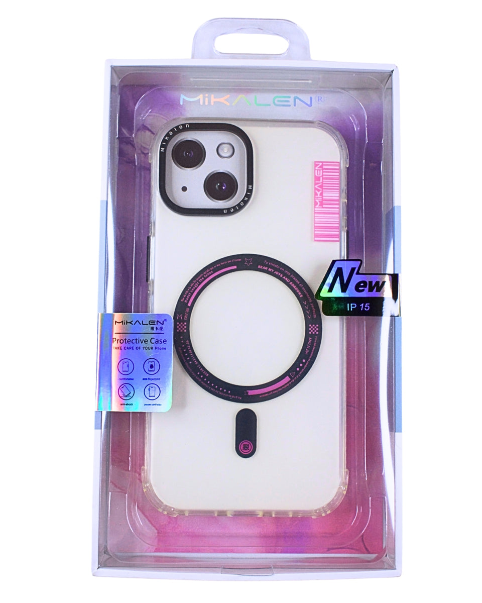 Carcasa MagSafe Transparente Rosa