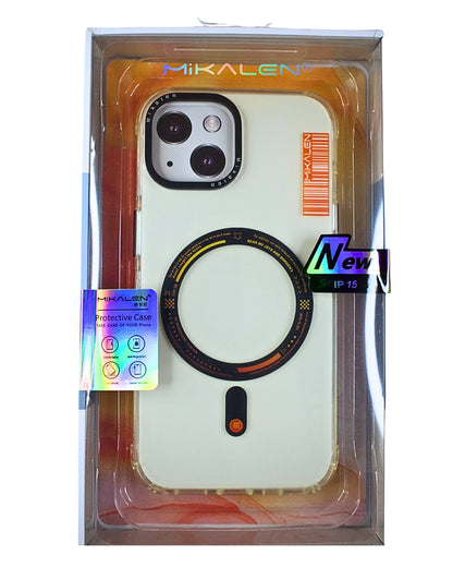Carcasa MagSafe Transparente Naranja