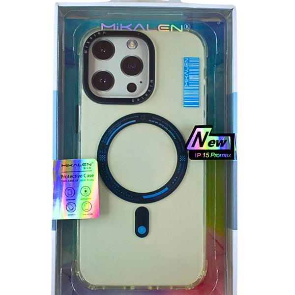 Carcasa MagSafe Transparente Azul