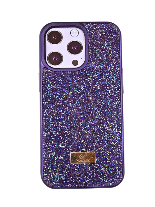 Carcasa Brillante Tipo Circones Morado