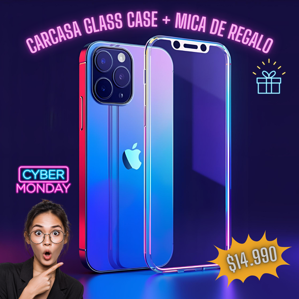 Promo Carcasa Premium + Mica Transparente