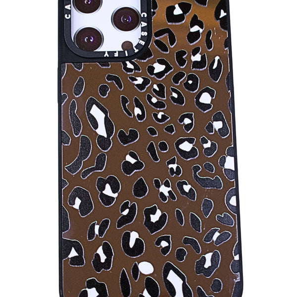 Carcasa Espejo Leopardo