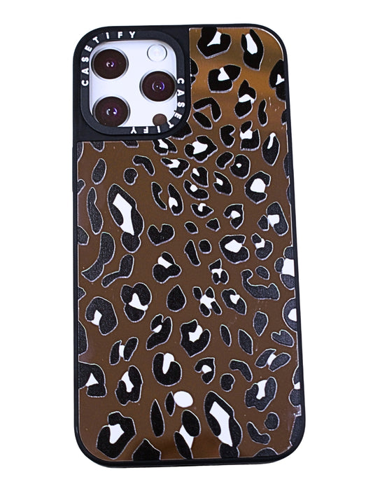 Carcasa Espejo Leopardo