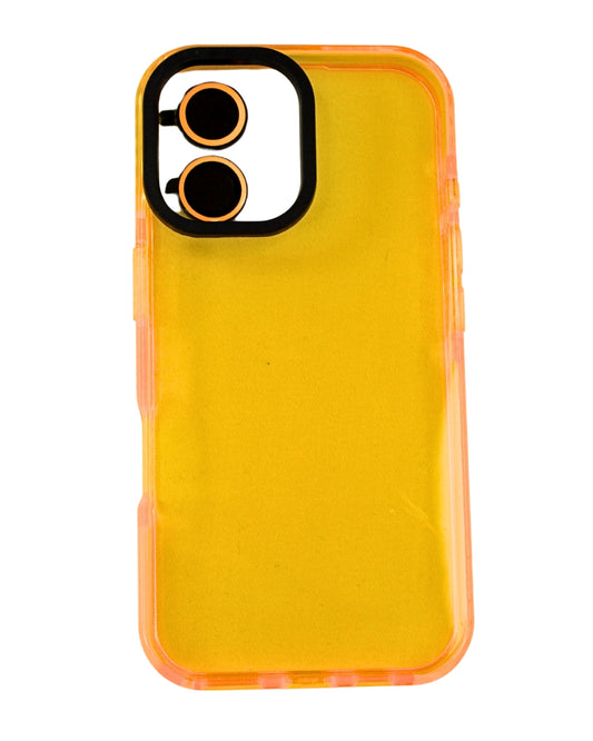 Carcasa Transparente Flúor + Protector de Cámaras