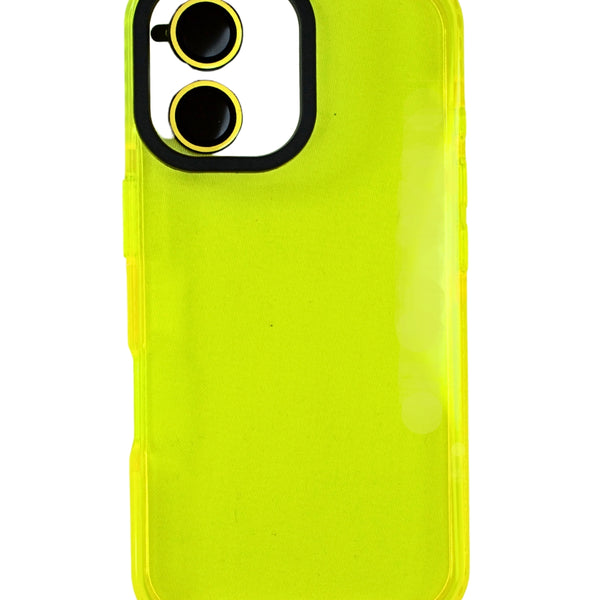 Carcasa Transparente Flúor + Protector de Cámaras