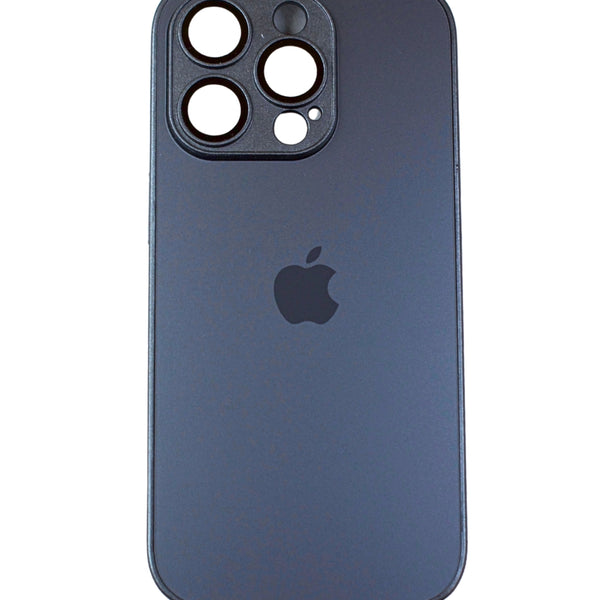 Glass Case Negro iPhone 13ProMáx/14ProMáx