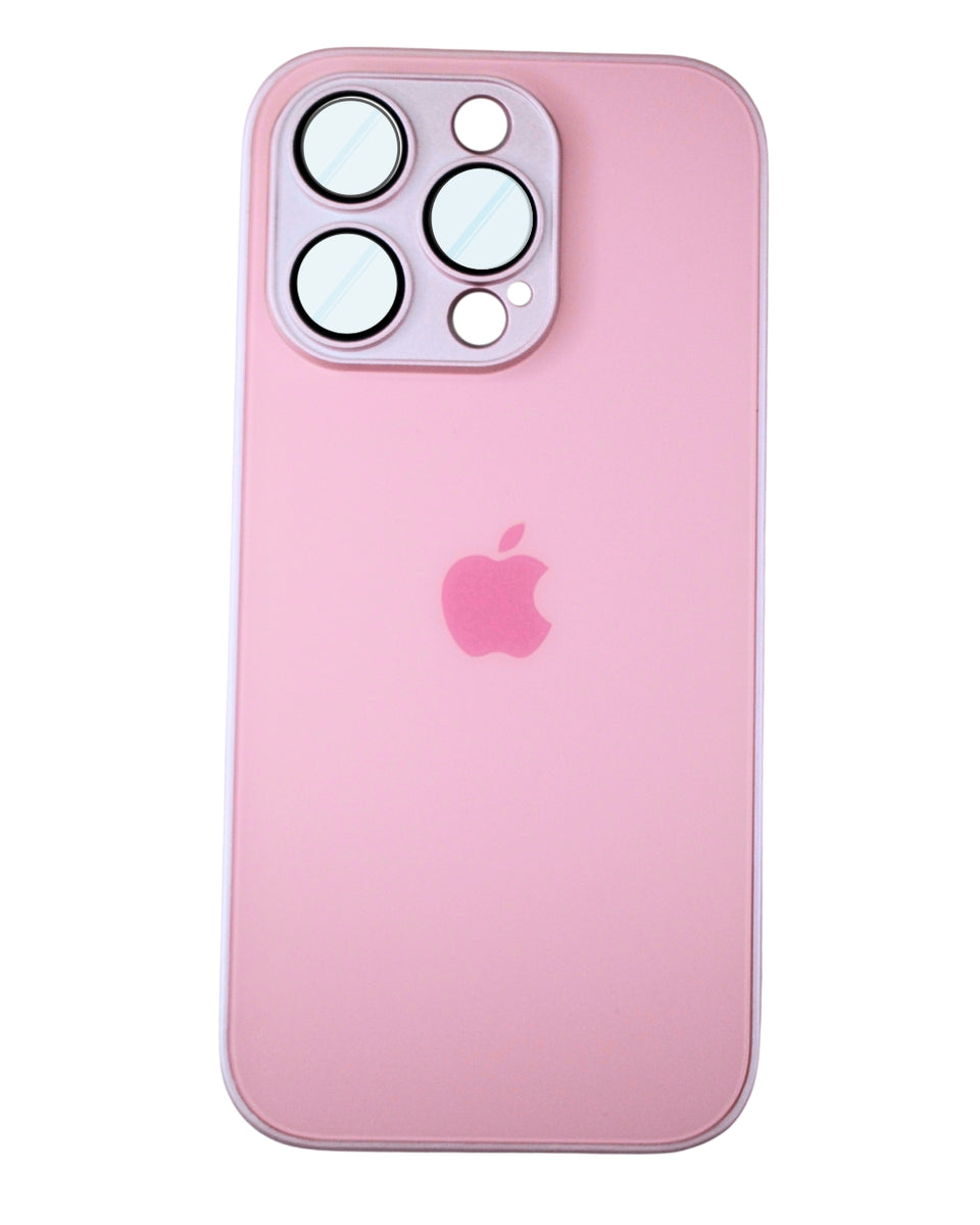 Glass Case Rosada iPhone 16Pro/16ProMáx