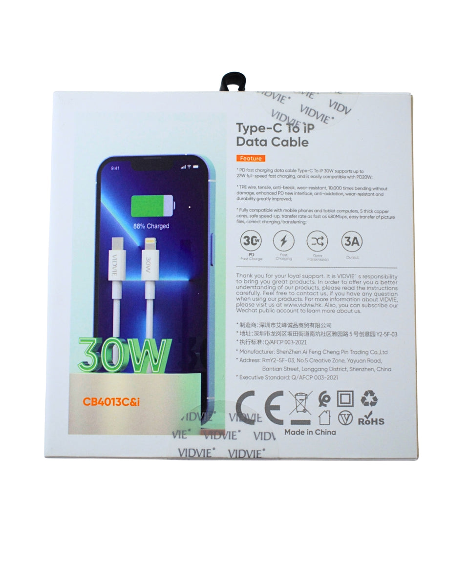 Cable Tipo Lightning-Tipo C