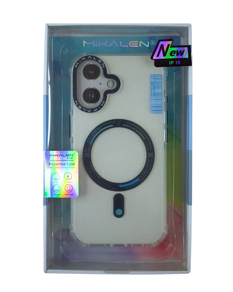 Carcasa MagSafe Transparente Azul