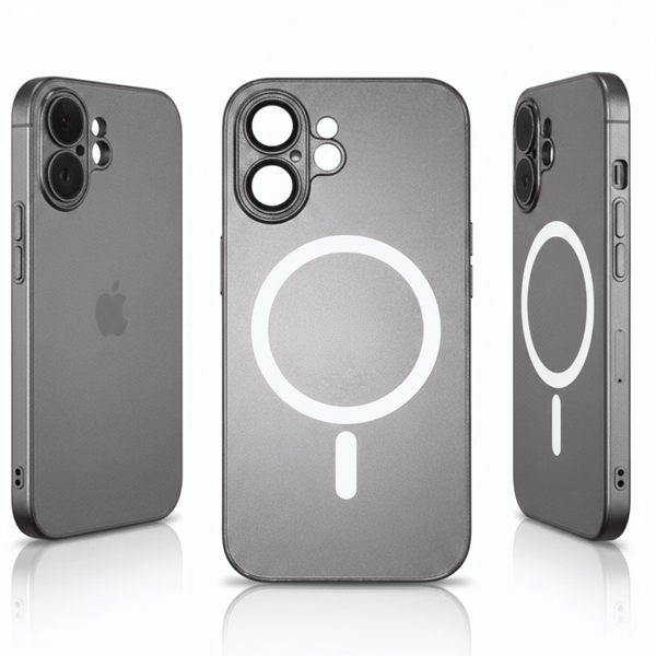 Glass Case MagSafe Negra iPhone 16