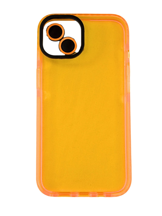 Carcasa Transparente Flúor + Protector de Cámaras de regalo