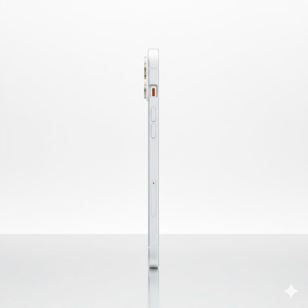 Glass Case Blanca iPhone 15ProMáx/16Pro/16ProMáx