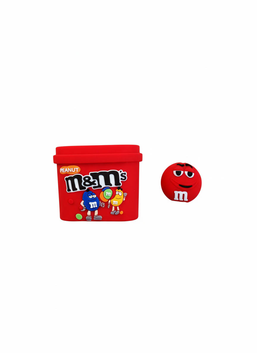 Funda de Cargador M&M Roja✨