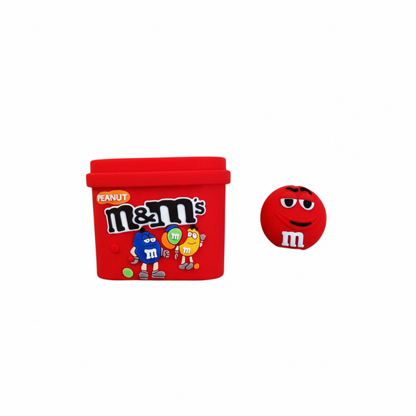 Funda de Cargador M&M Roja✨