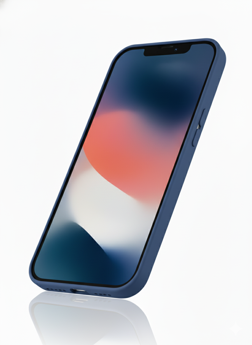 Glass Case Azul Océano iPhone 13/14/15