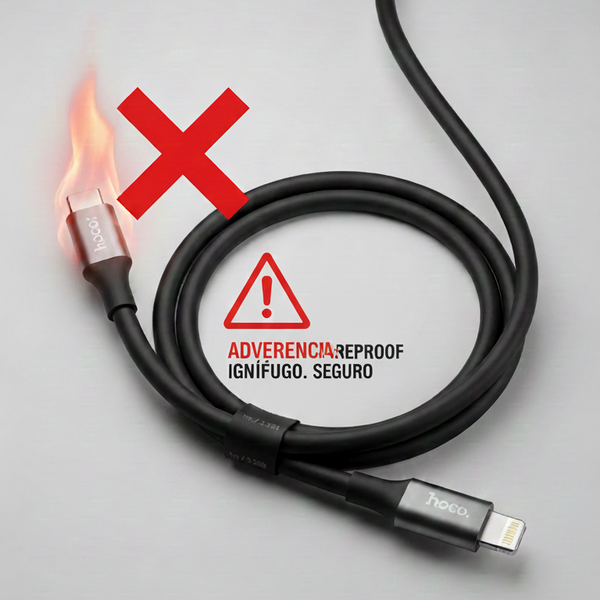 Cable HOCO Original Ignífugo (2m)