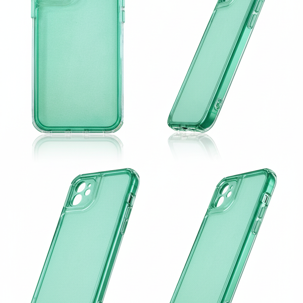 📱🛡️ Carcasa 2 en 1 Doble Protección – TPU + PC 🛡️📱 Verde