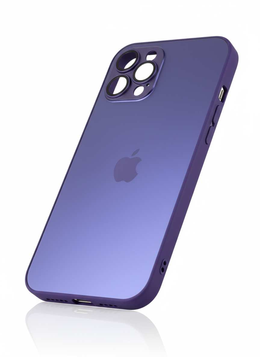 Glass Case  MagSafe Morada 13Pro/13ProMáx/14ProMáx/15Pro