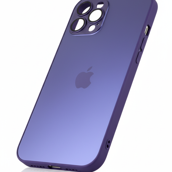 Glass Case  MagSafe Morada 13Pro/13ProMáx/14ProMáx/15Pro