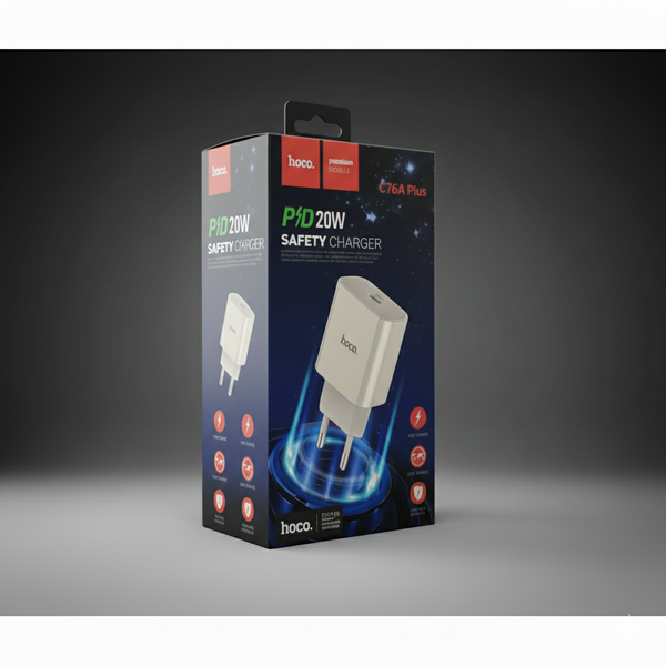 Cargador HOCO  Original 20W Tipo-C