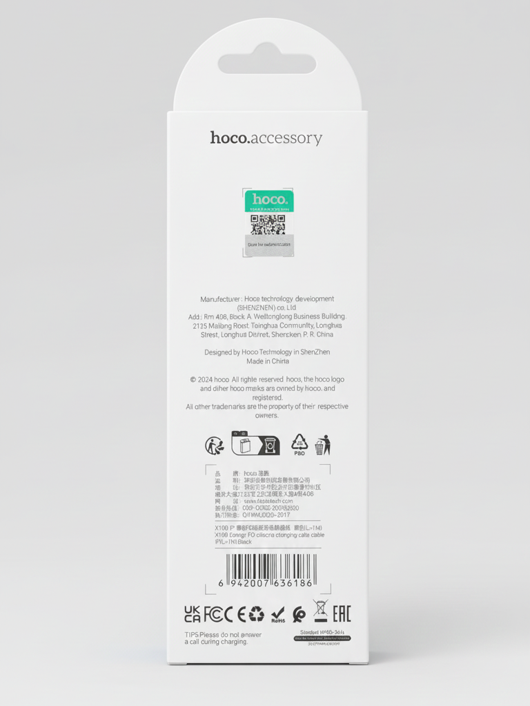 Cable HOCO Original Ignífugo (2m)