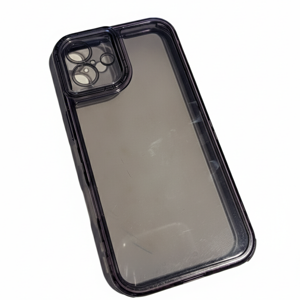 Carcasa 2 en 1 Bordes Morado