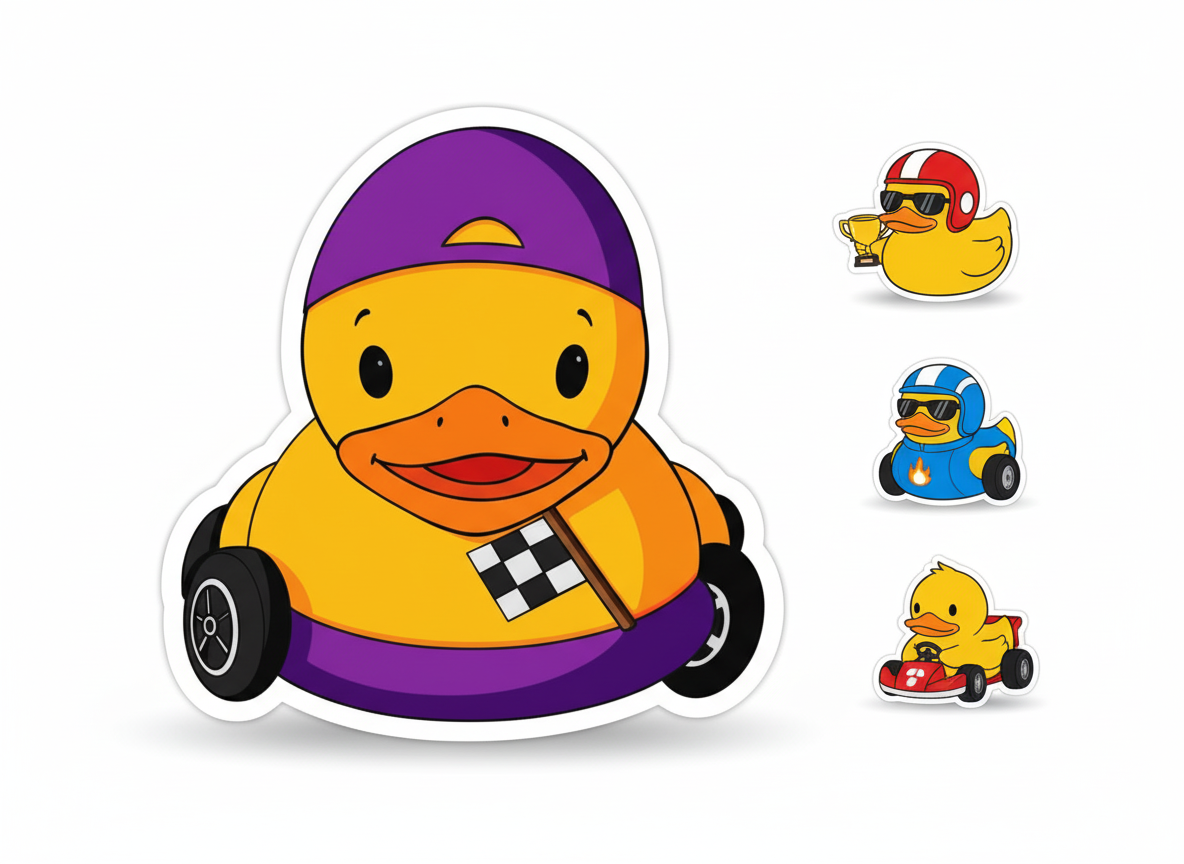 Pack Stickers Patos