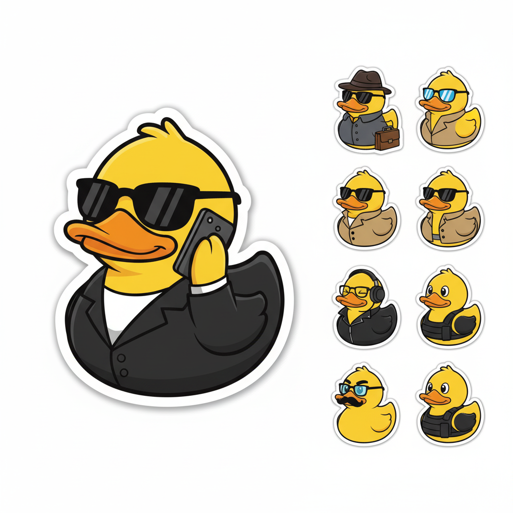 Pack Stickers Patos