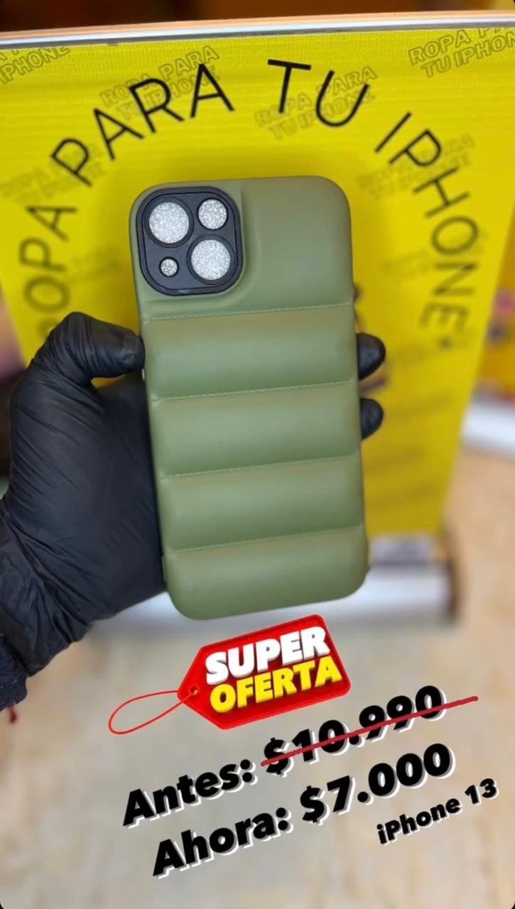 Carcasa Puffer Verde Olivo OFERTA