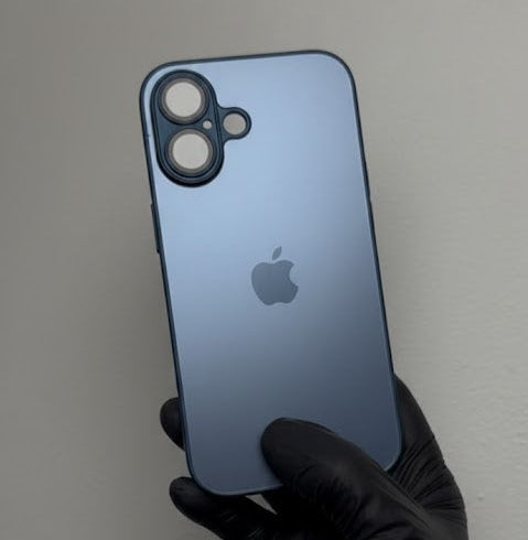 Glass Case MagSafe Azul Océano iPhone 16