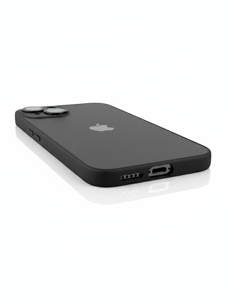 Glass Case MagSafe Negro iPhone 13/14/15/15plus