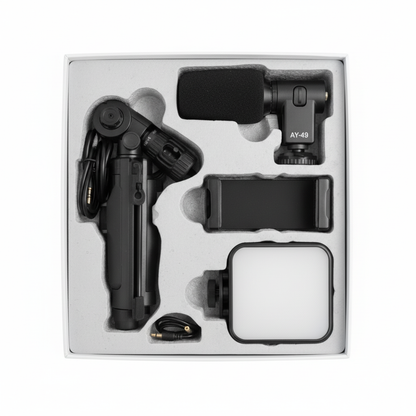 Kit de Creador de Contenido Profesional 4 en 1 para smartphone