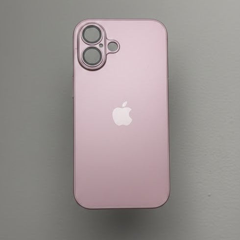 Glass Case Rosada iPhone 16
