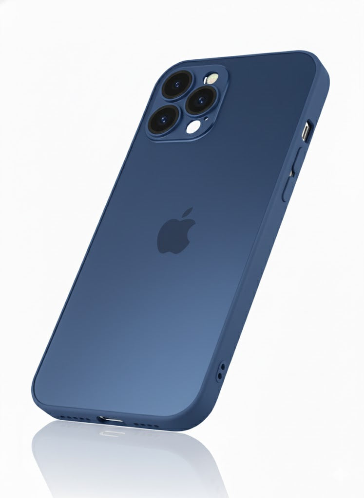 Glass Case Azul Océano iPhone 15ProMáx/16Pro/16ProMáx